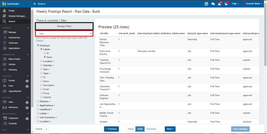 Screenshot of instructions