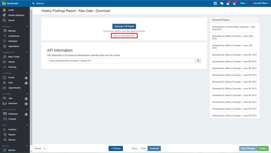 Screenshot of instructions