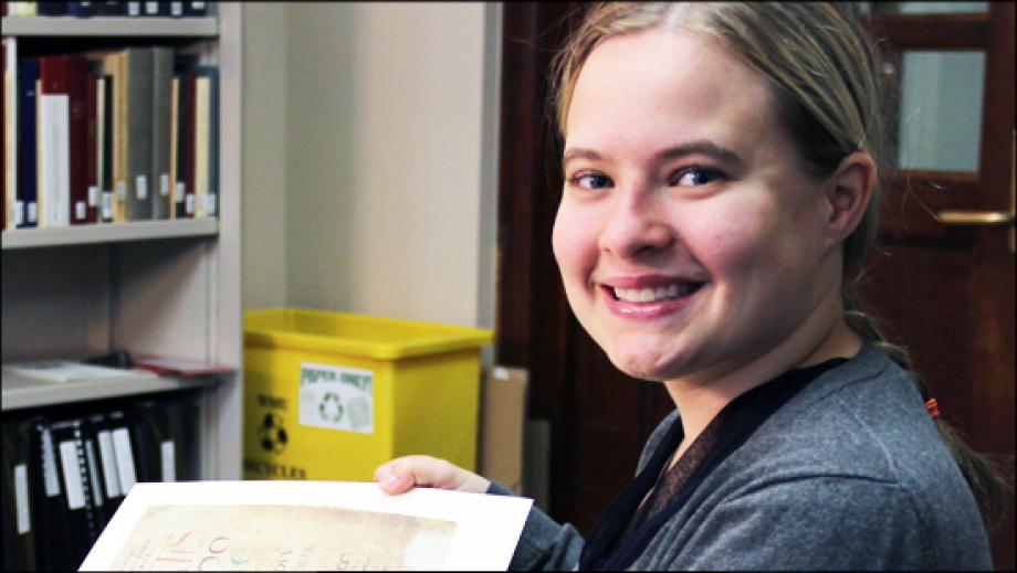 a photo of graduate student Jill Bjerke