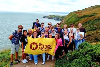 wmu students on study abroad trip to ireland