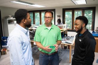 Dan Praise and Landon Sykes talk to Ben Moes.