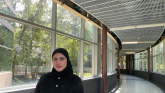 Cybersecurity student Rua Al Rasbi