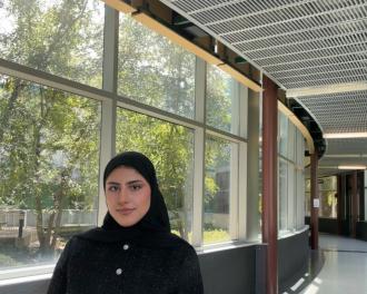 Cybersecurity student Rua Al Rasbi