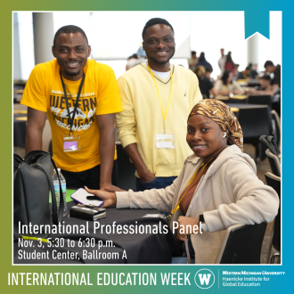Sample social media post for International Education Week