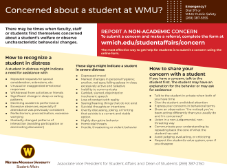 Student Concern Card