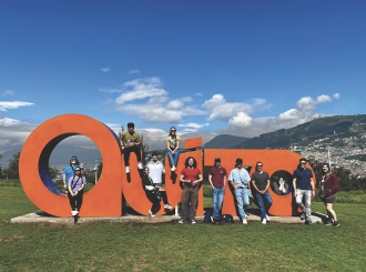 Students in Quito, Ecuador