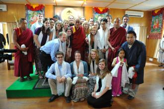 Group Shot with the Dalai Lama