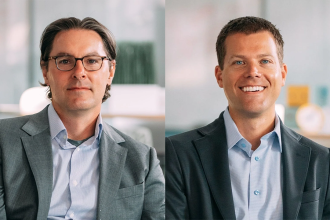 Side by side portraits of Derrick McIver and Doug Lepisto