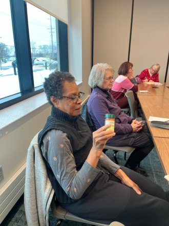 Member Reviewing Spice from Cooking Class