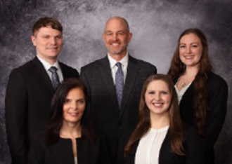 Two men and three women that work at Miedema Wealth Management
