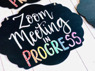 Zoom Meeting Sign