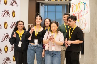 Students gather in the WMU Student Center for the MAASU Spring Conference.