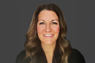 Gretchen Slenk wearing a black shirt