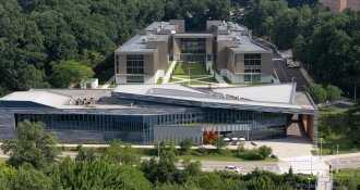 An aerial view of Valley Oaks.
