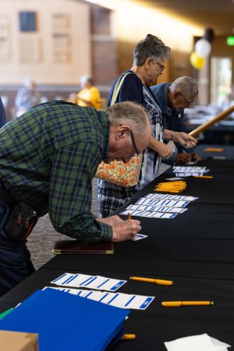 Man Registering