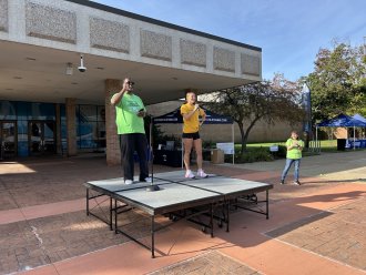 Claire with NAMIwalks