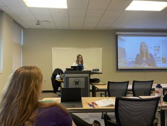 Students in Western Michigan University’s SWRK 4010: Task Groups and Organizations course 