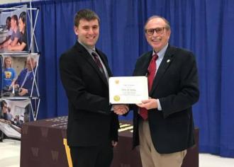 WMU Aviation Flight Science Alumni Brian Depuy and Dean Captain Dave Powell