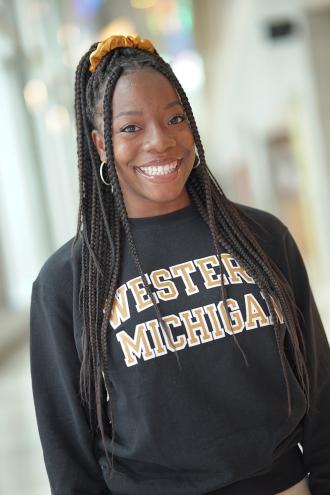 Elise McCutchen in Sangren Hall