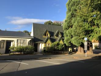 A view of a townhouse in New Zealand.