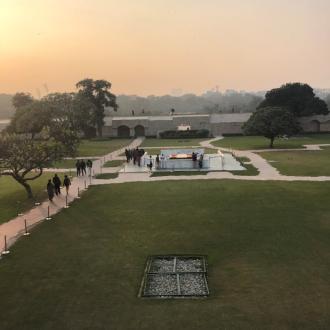 A view of an Indian garden