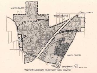 1970 Campus Map