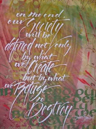 Artwork from On Healing… Body, mind, spirit, our world.