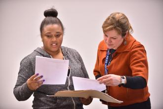 Dr. Kuersten and Student