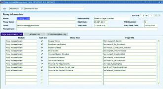 proxy access Banner form