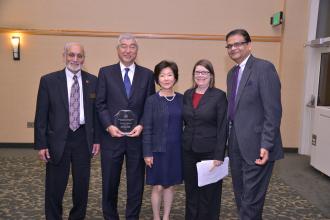 Photo of business college award recipient, Yoshiaki Nakazawa