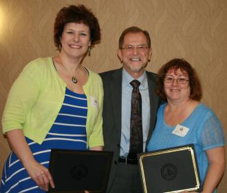Tammi Smith, Dr. John Dunn and Mary Lou Brooks