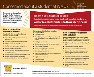 graphic of concern card