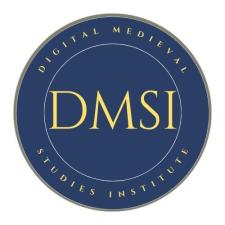 Blue circle with gold lettering that reads DMSI (Digital Medieval Studies Institute)