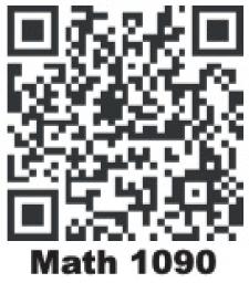 QR code to purchase the math 1090 course pack