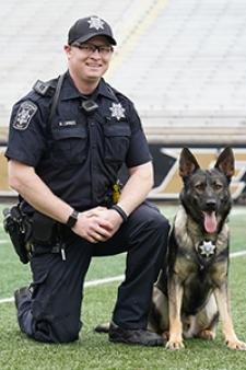 Officer Michael Lininger and K9 Brax