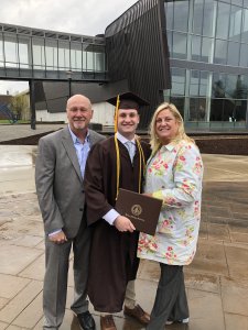 WMU Aviation Management Alumni Brady Wilson at WMU Graduation