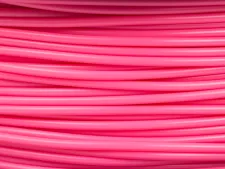 Pink filament for a 3D printer.