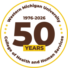 CHHS 50th anniversary promotional mark with stars and bold lettering