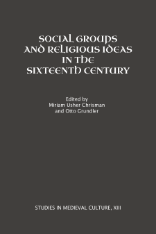 Cover of "Social Groups and Religious Ideas in the Sixteenth Century."