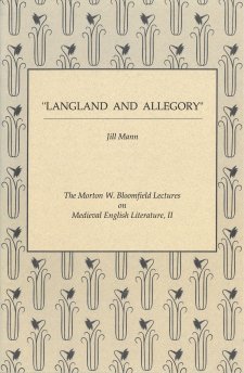 Cover of "Langland and Allegory."