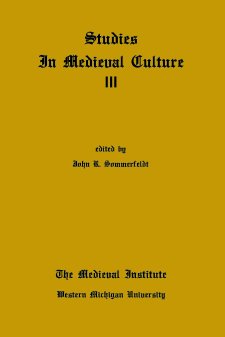 Cover of Studies in Medieval Culture III.