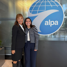 Industry partner and student at the ALPA Ace conference.